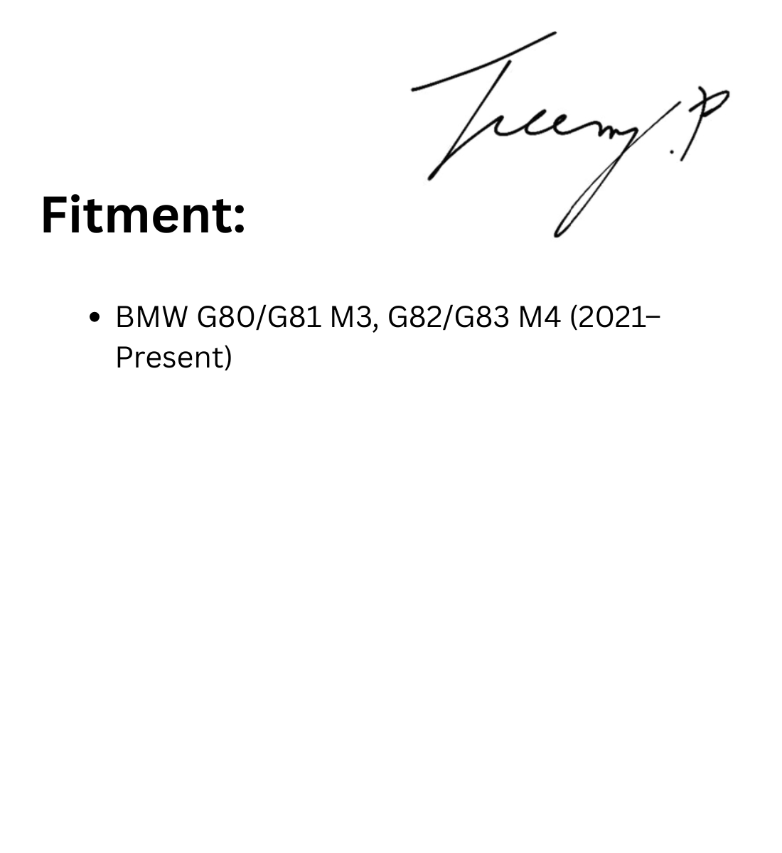 BMW G80/G81 M3, G82/G83 M4 (2021–Present) Real Carbon Fiber Diffuser – 3D Style, 3-Piece