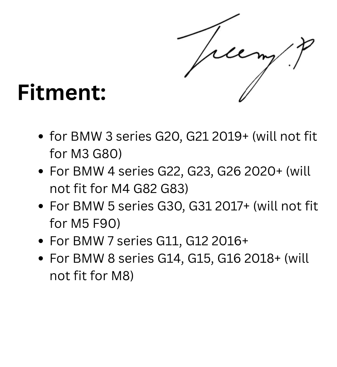 BMW 8 SERIES MIRROR COVERS SIDE WING CAPS G14,G16 (2019–present), G15 (2018–present)