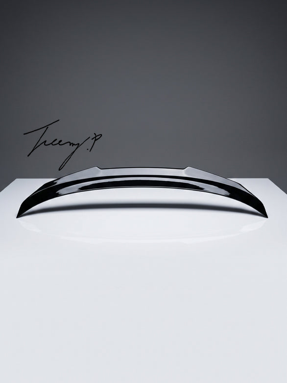 BMW 3 Series E90 PSM style gloss black rear boot spoiler