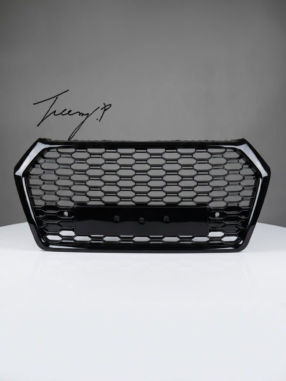Audi Q5 FY gloss black RSQ5 style honeycomb grille