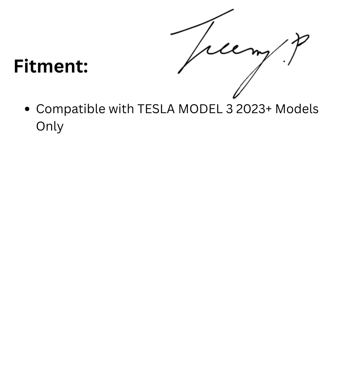 Tesla Model 3 (2023+)