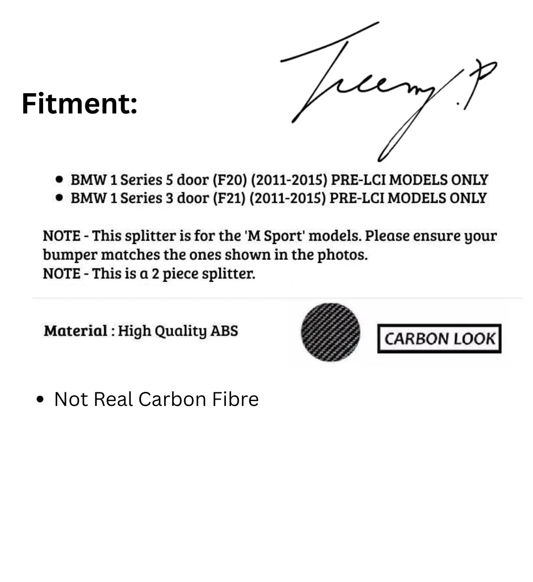 BMW 1 Series F20 F21 PRE-LCI (2011–2015)