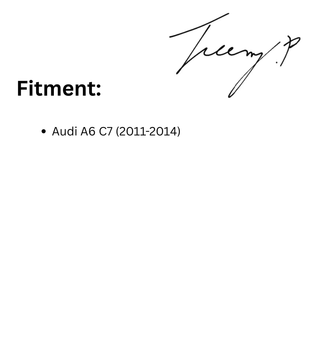 Audi A6 C7 RS6 Style Front Grille - Gloss Black Honeycomb Mesh (2011-2014)