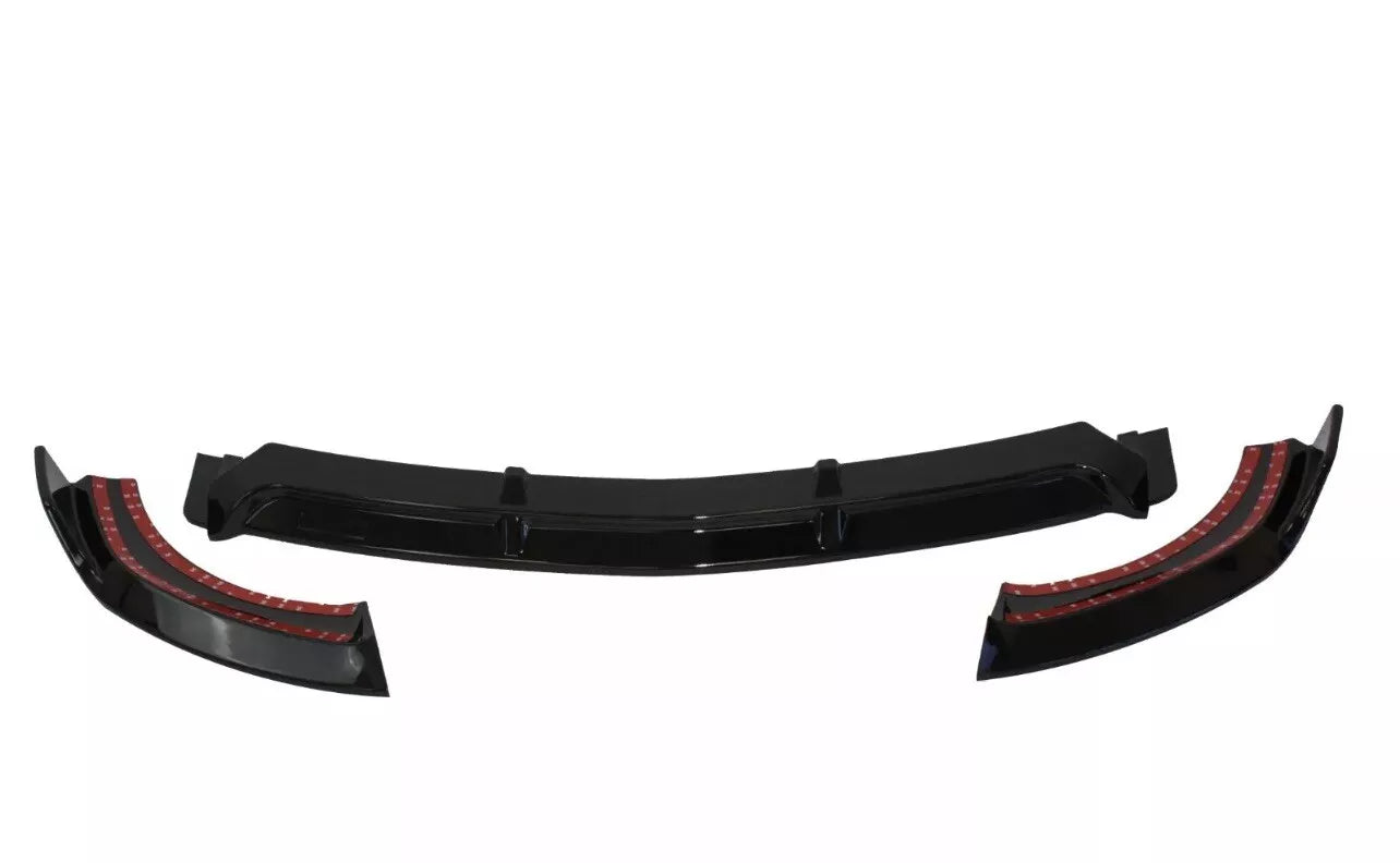 Mercedes E Class W213 C238 Front Splitter (2016-2020) - Gloss Black AMG Line