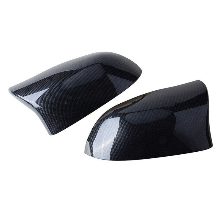 BMW Mirror Cover Caps for X3 X4 X5 X6 Carbon Fibre style & Gloss Black