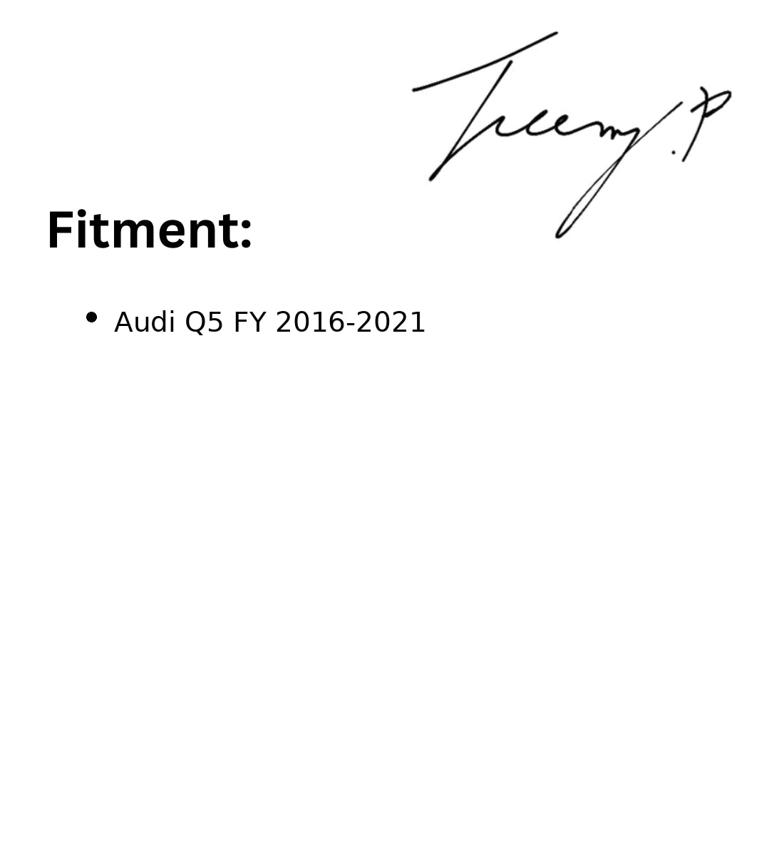 Audi Q5 FY 2016-2021 front gloss black SQ5 style honeycomb grille
