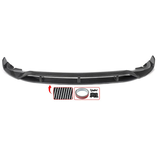  M Performance Style Carbon ABS Front Splitter Kit Spoiler Lip