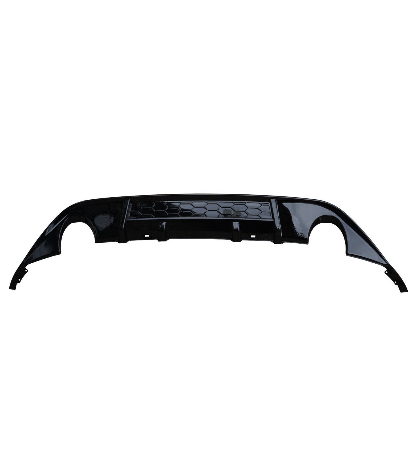 Gloss Black GTI Look Rear Diffuser for VW Golf MK7 R Line (2013-2016)