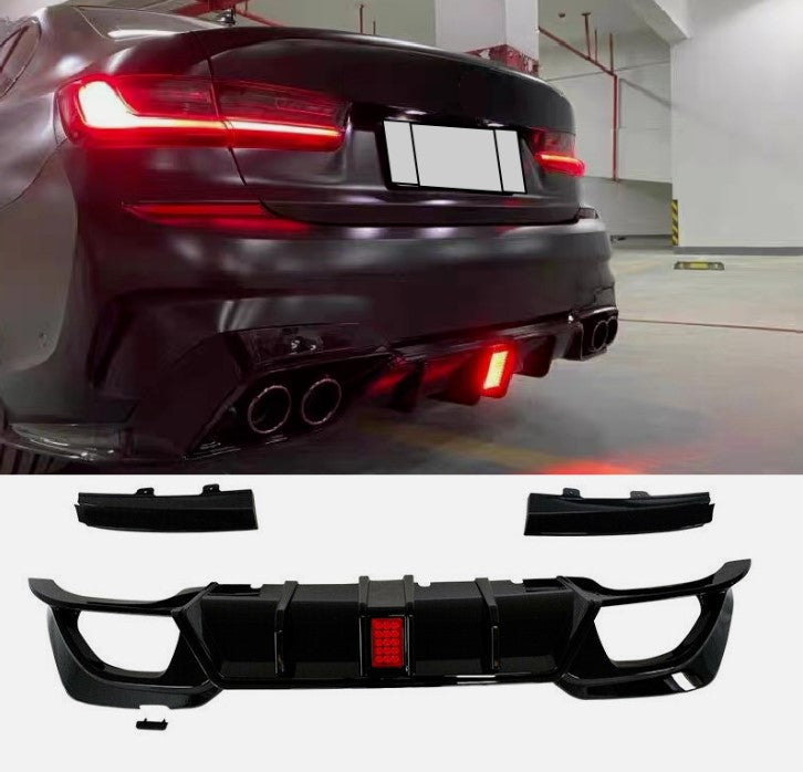 BMW 3 Series G20 M Sport 330i M340i Rear Diffuser (2019-2022)