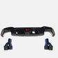 BMW 5 SERIES G30 G31 2017 - 2022 GLOSS BLACK REAR DIFFUSER BODYKIT