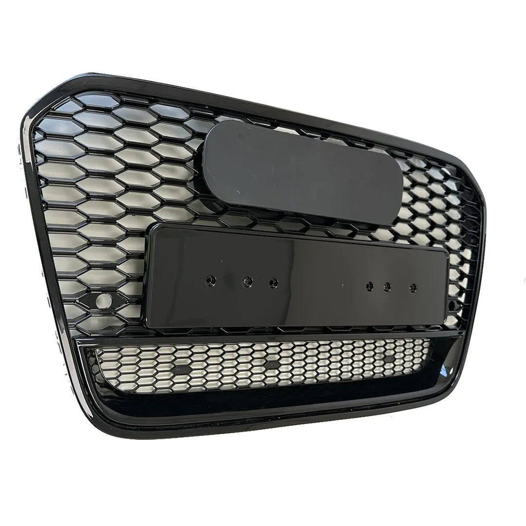 Audi S1 (2015-2018) RS1 Style Honeycomb Mesh Front Grille - Gloss Black Upgrade