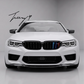 BMW M5 F90 2017 - 2020 RKP STYLE GLOSS BLACK FRONT BUMPER SPLITTER SPOILER LIP