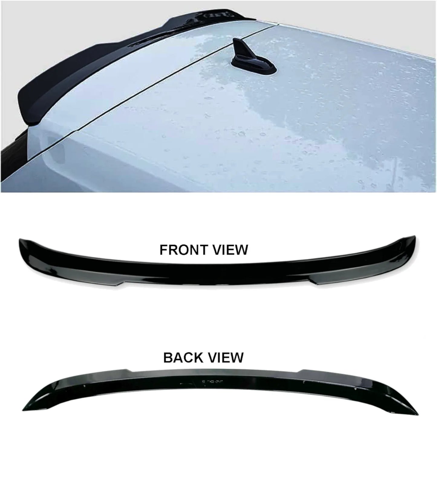 Audi Q5 (2017+) Rear Roof Wing Lip Spoiler - Gloss Black