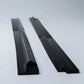 AUDI Q8 S LINE 2018 - 2026 2 PIECE SIDE SKIRT SPLITTERS GLOSS BLACK