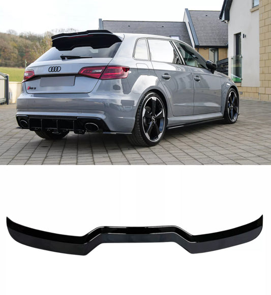 Audi RS3 (8V) Sportback Hatchback (2013-2020) Rear Roof Spoiler (Gloss Black)