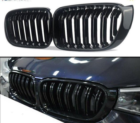 BMW X3 X4 F25 F26 2014-2017 Black Front Kidney Grille Grill Twin Slat