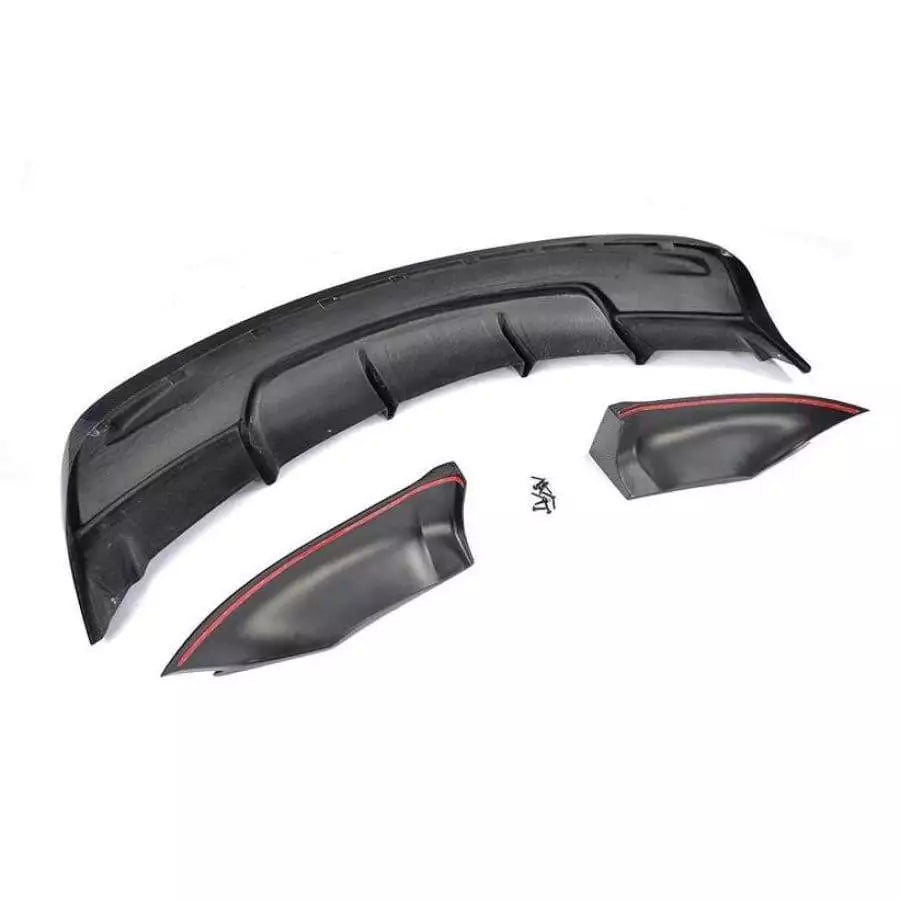 Carbon Fibre  RZ Style Rear Diffuser For Tesla Model S (Pre-Facelift)