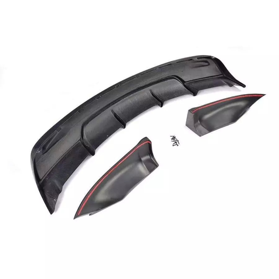 Carbon Fibre  RZ Style Rear Diffuser For Tesla Model S (Pre-Facelift)