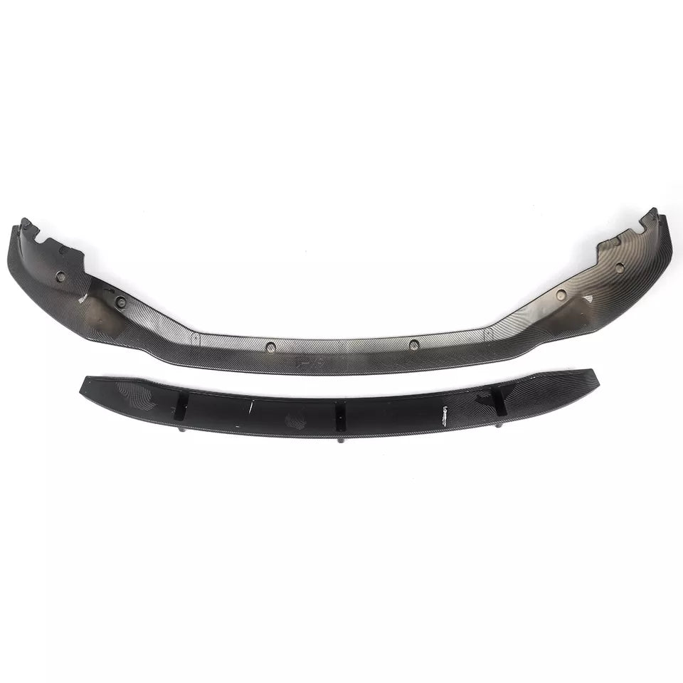  M Performance Style Carbon ABS Front Splitter Kit Spoiler Lip