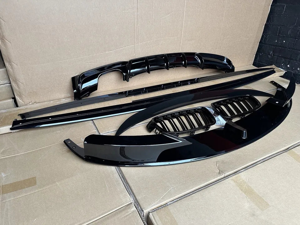 GLOSS BLACK M PERFORMANCE BODY KIT FOR BMW 3 SERIES F30 