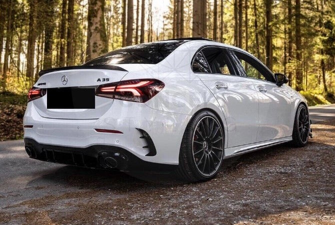 MERCEDES A CLASS V177 SALOON A35 REAR BOOT SPOILER BODYKIT (2018+)