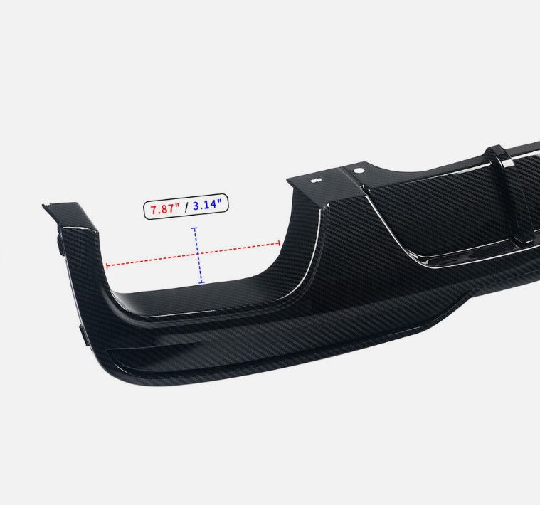 BMW 5 SERIES M SPORT F10 F11 REAR DIFFUSER BODYKIT