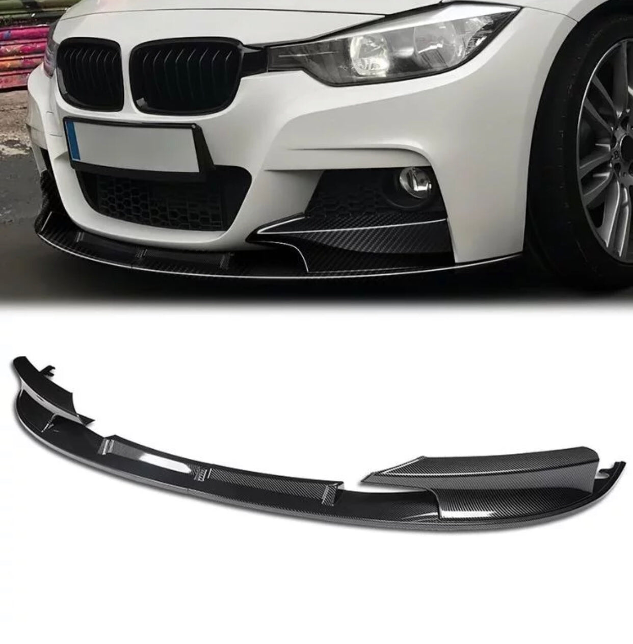 BMW 3 Series F30 M Sport Front Splitter Bodykit 2012-19