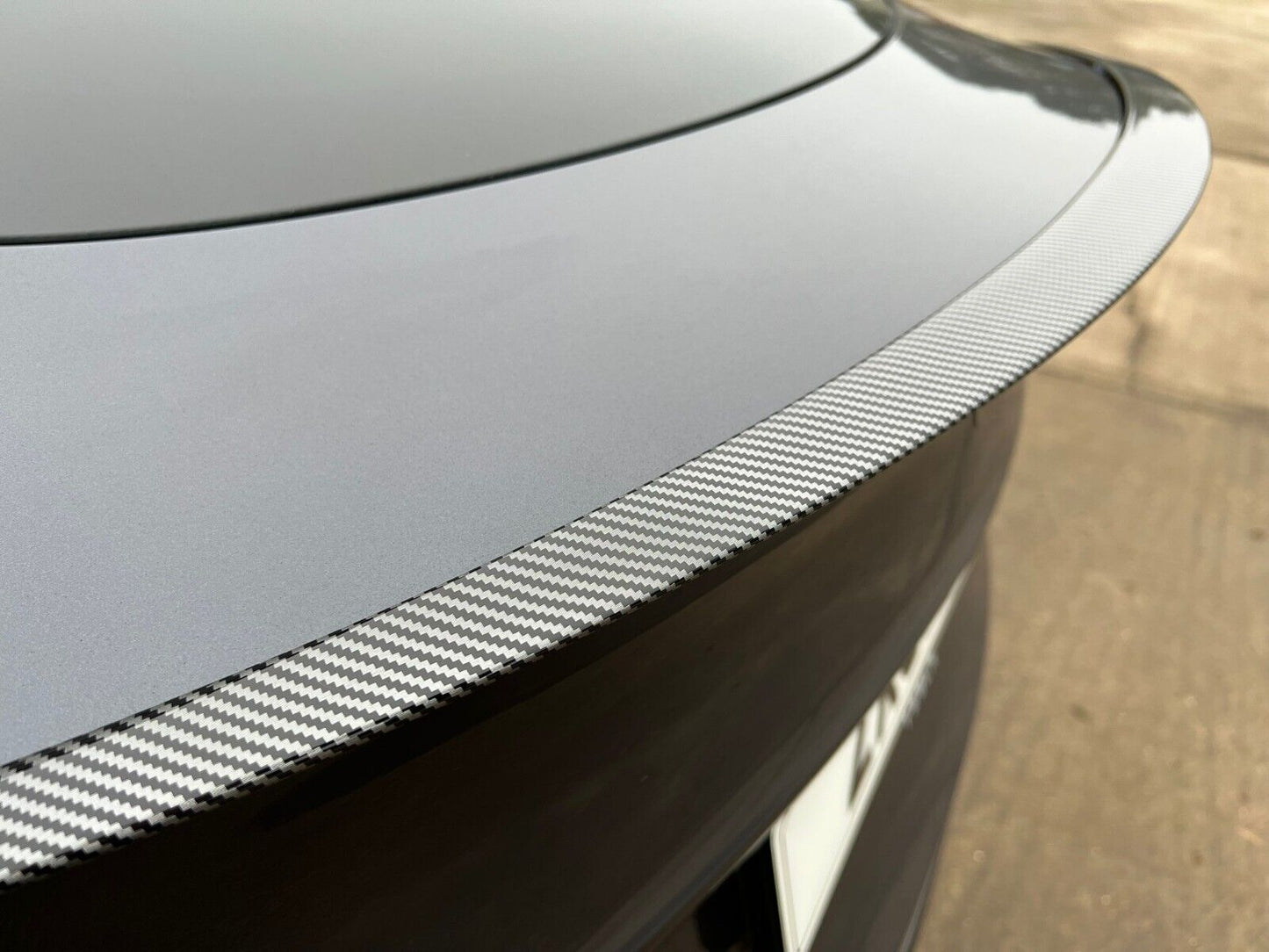 Carbon Effect Performance Boot Rear Trunk Lip Spoiler for Tesla Model Y (2020)