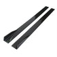 Tesla Model 3 (2017+) Carbon Fiber Side Skirts Extension Lip Splitter Spoiler Kit