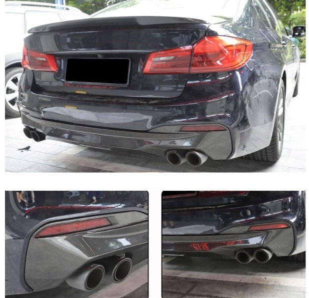 BMW G30 5 SERIES REAR DIFFUSER BUMPER BODYKIT 2017-2020