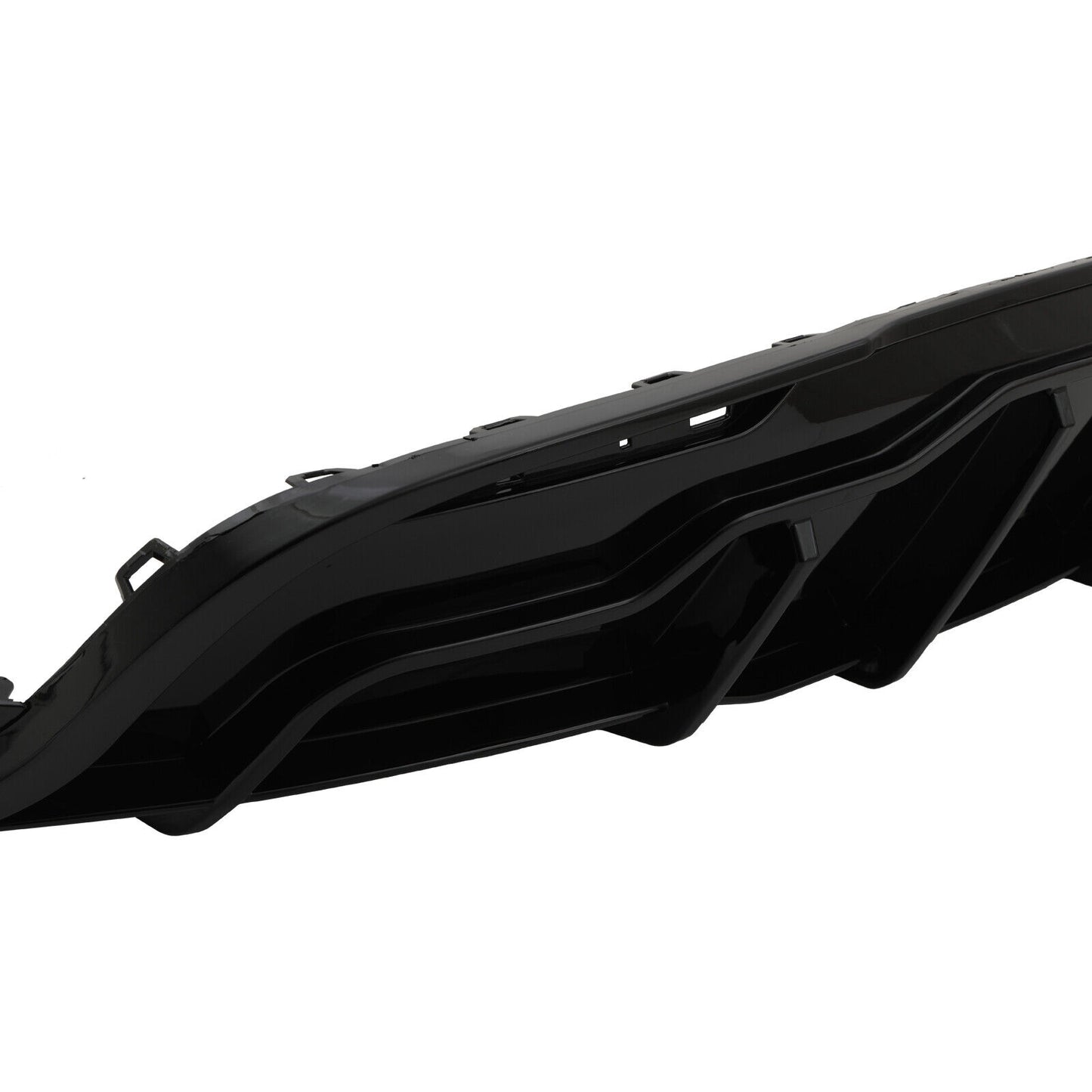 Gloss Black Rear Diffuser Splitter Lip Chin Aero Spoiler for Tesla Model Y (2019+)