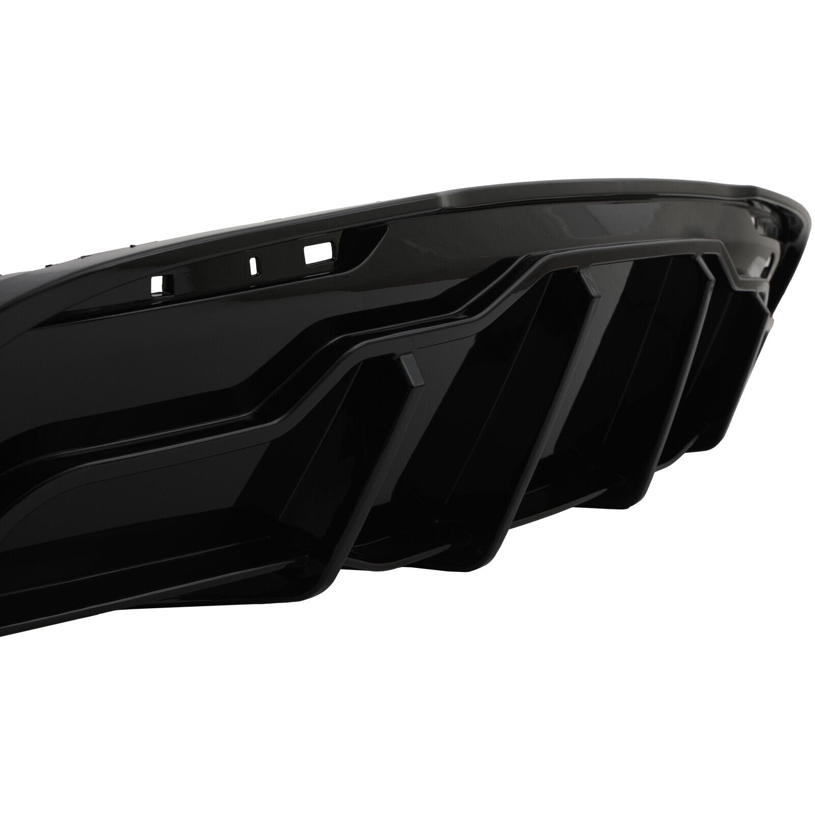 Gloss Black Rear Diffuser Splitter Lip Chin Aero Spoiler for Tesla Model Y (2019+)