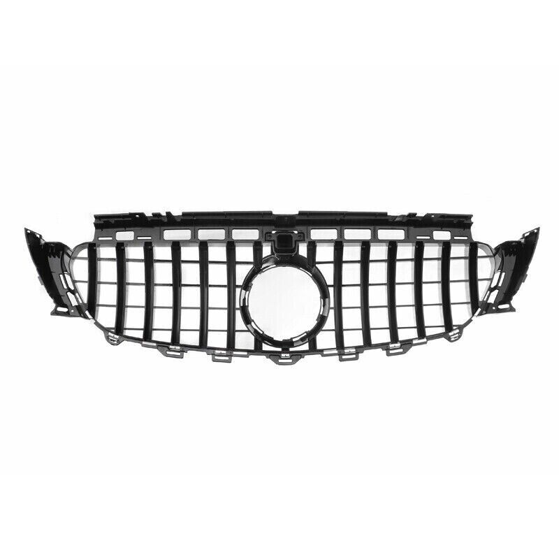 BLACK CHROME FRONT GRILLE GT PANAMERICANA STYLE FOR MERCEDES E-CLASS W213 16-20