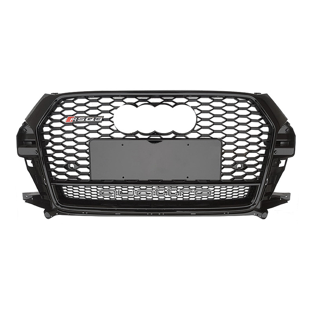 Audi Q3 8U SQ3 RS Style Black Front Grille - Honeycomb Grill for 2016-2018 Models