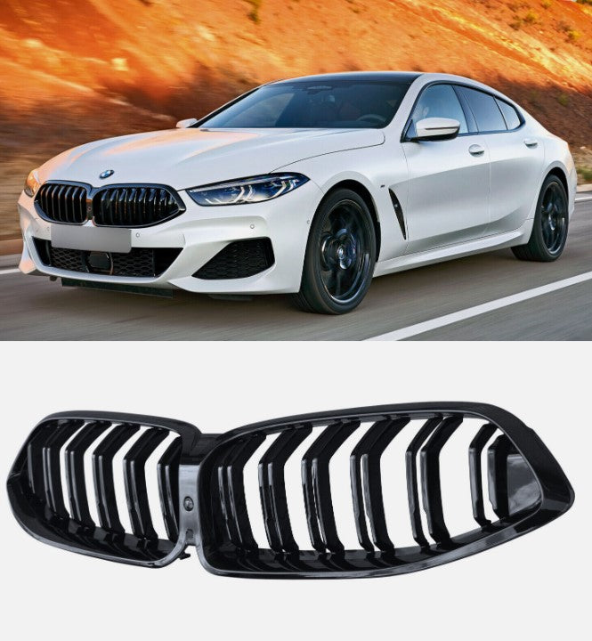 BMW 8 SERIES KIDNEY GRILLE G14 G15 G16 TWIN FRONT KIT 2019+