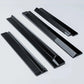 AUDI Q8 S LINE 2018 - 2026 2 PIECE SIDE SKIRT SPLITTERS GLOSS BLACK
