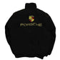 Vintage Porsche Jacket Black - Unisex - Embroidered Stitched Padded Outdoor Coat Women & Mens clothing
