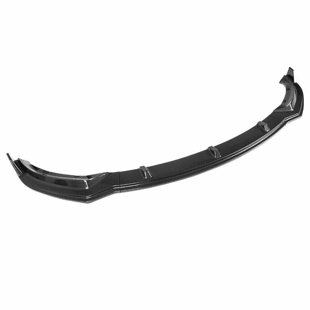 Front Bumper Splitter Lip with Carbon Fibre Look for Tesla Model 3