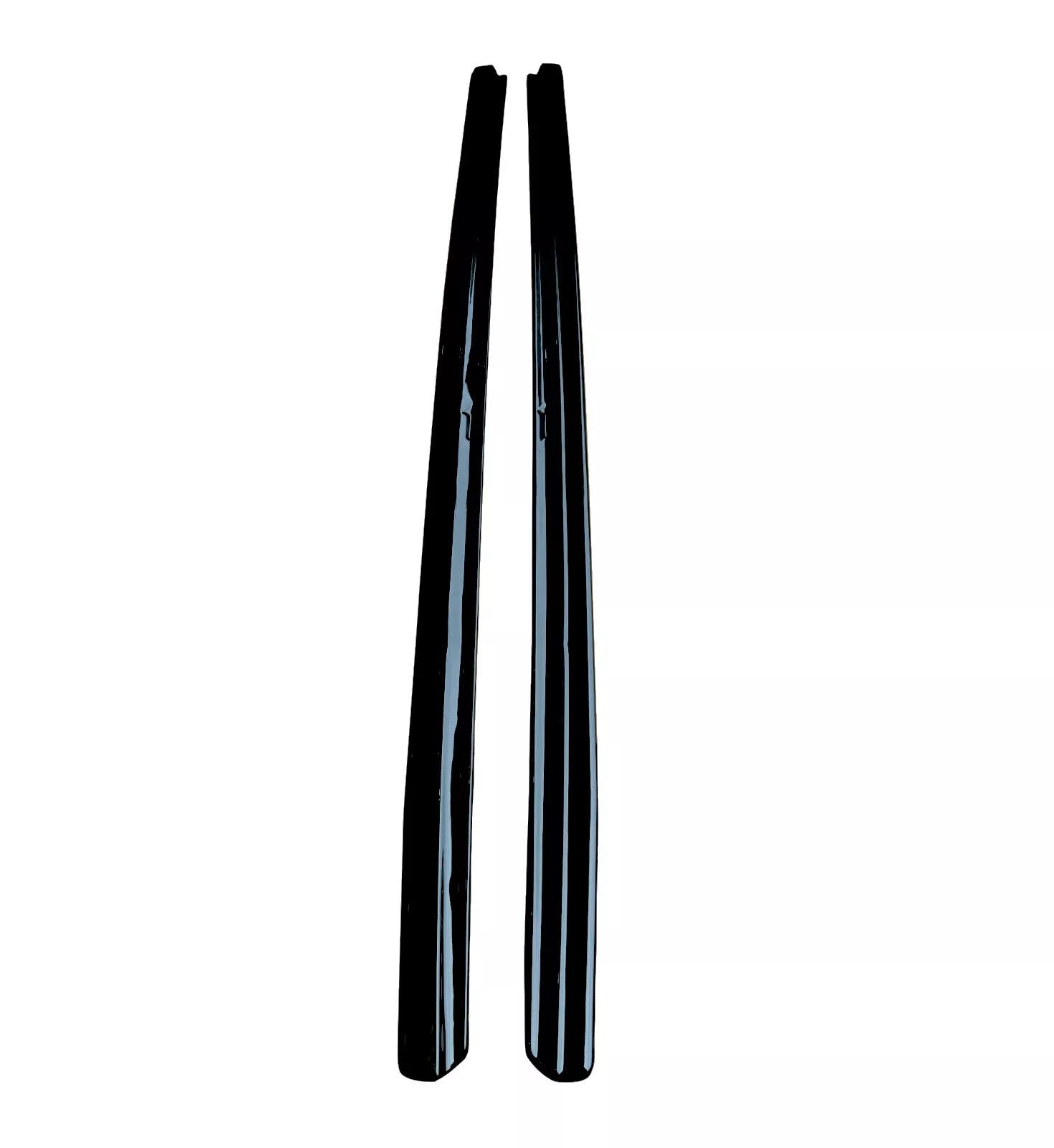 ) Side Skirt Blades (Gloss Black)