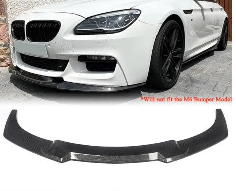 BMW 6 SERIES FRONT LIP SPLITTER SPOILER F12 F13 F06 M SPORT 2012-18 BODYKIT