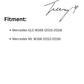 MERCEDES GLE W166 2015 - 2019 OE AMG STYLE RUNNING BOARDS SIDE STEPS