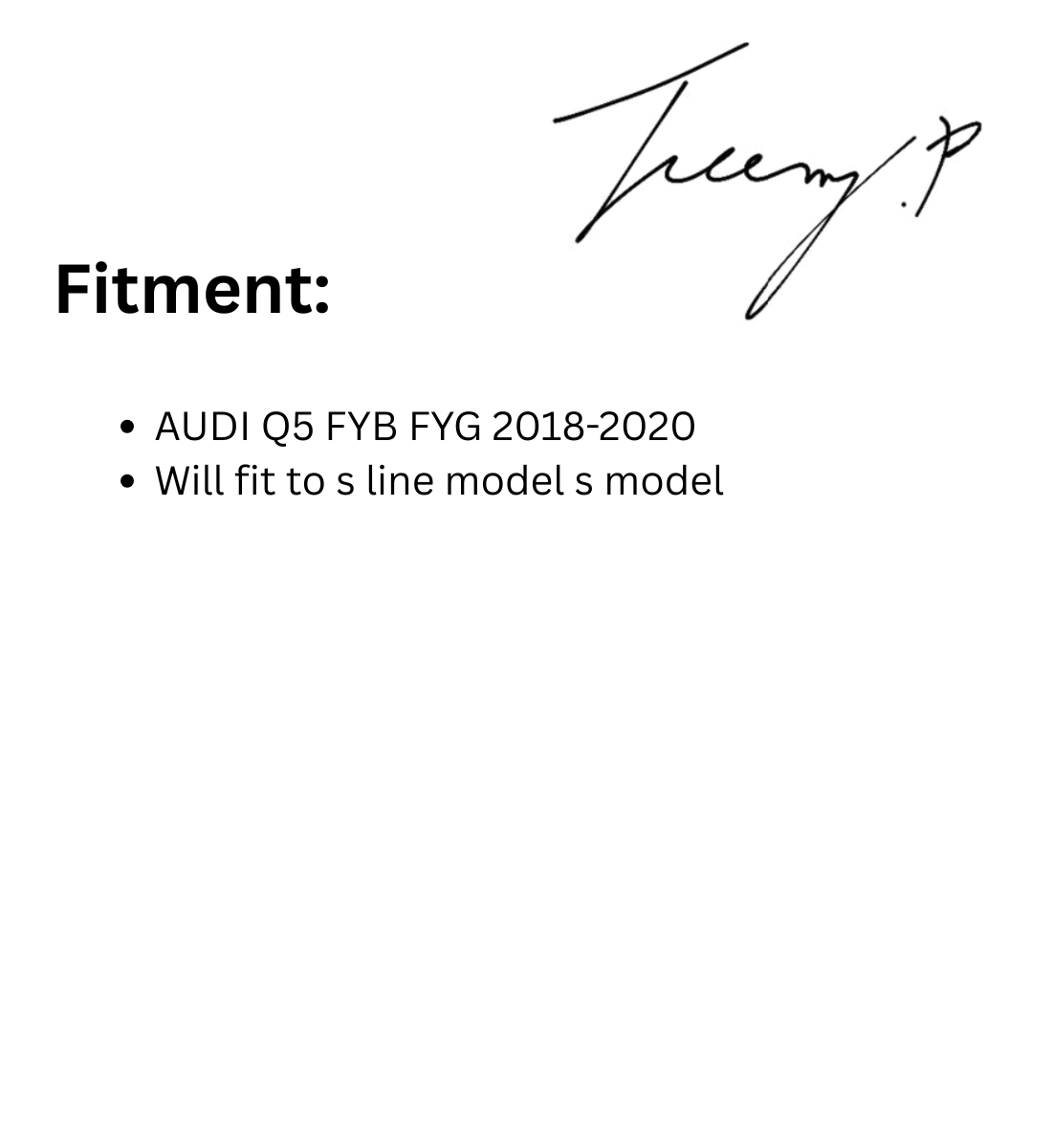 Audi Q5 80A FY (2017–2020) RS Style Honeycomb Gloss Black Front Grille Grill