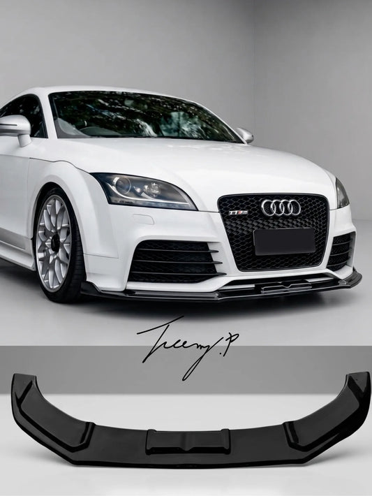 Audi TT MK2 8J TT RS 2009 - 2013 Gloss Black Front Splitter Lip