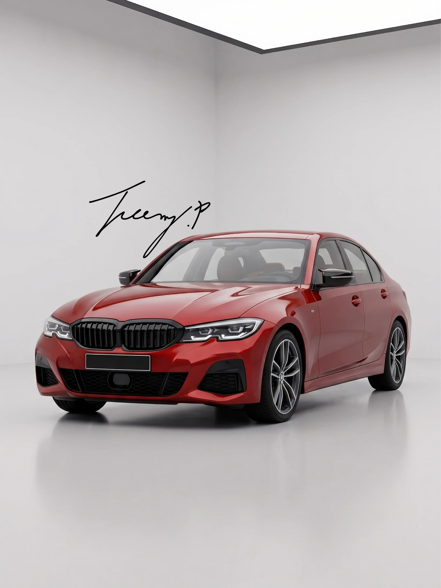 BMW 3 SERIES G20 2017 - 2020 GLOSS BLACK M5 STYLE SIDE MIRROR COVER CAPS BODYKIT
