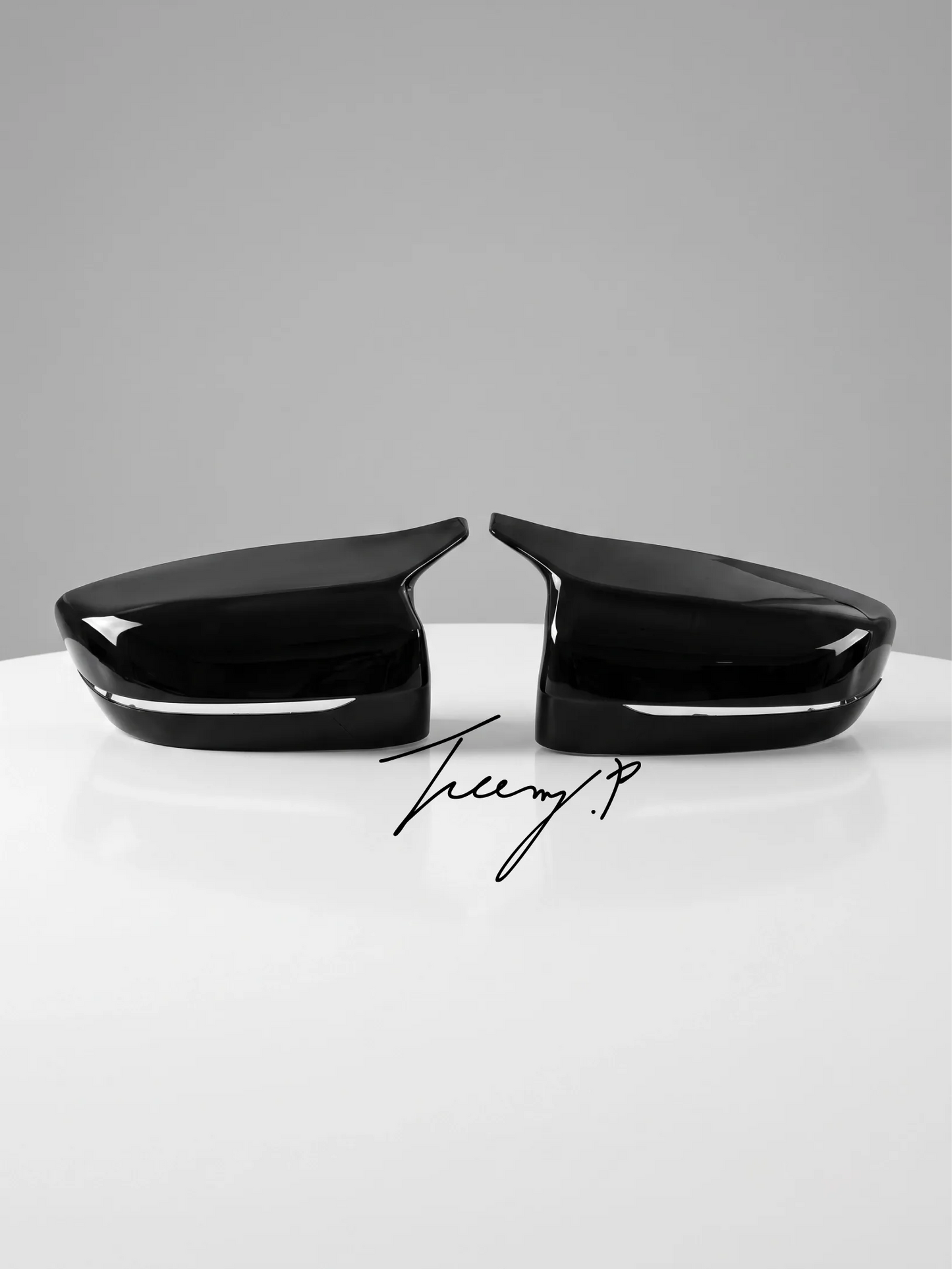 BMW 3 SERIES G20 2017 - 2020 GLOSS BLACK M5 STYLE SIDE MIRROR COVER CAPS BODYKIT