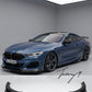 BMW 8 Series G14 G15 G16 2018-2021 M Sport Carbon Look ABS Front Lip Splitter Spoiler