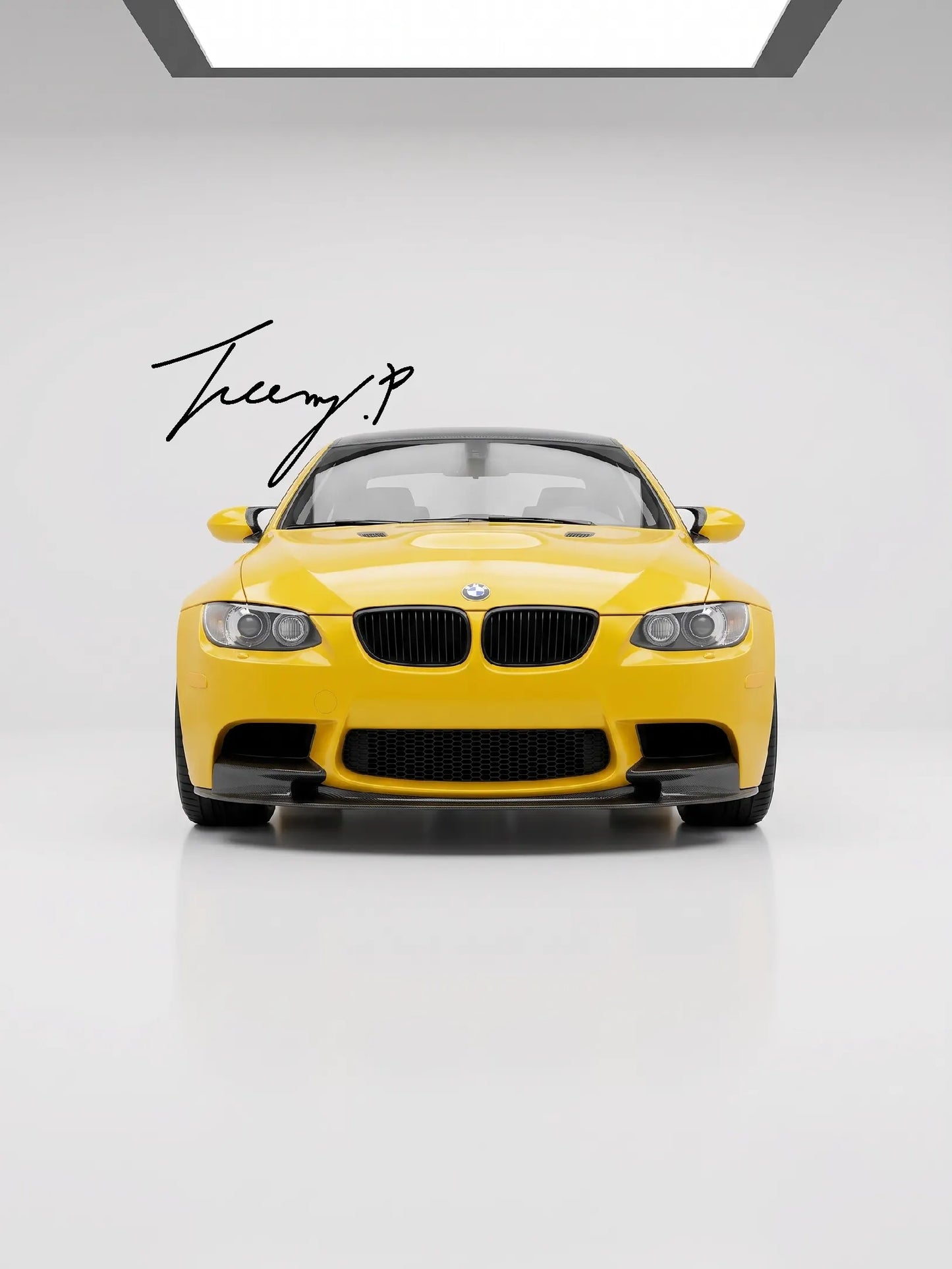 BMW M3 E90 E92 E93 2008–2013 Carbon Look Front Bumper Corner Splitters Body Kit