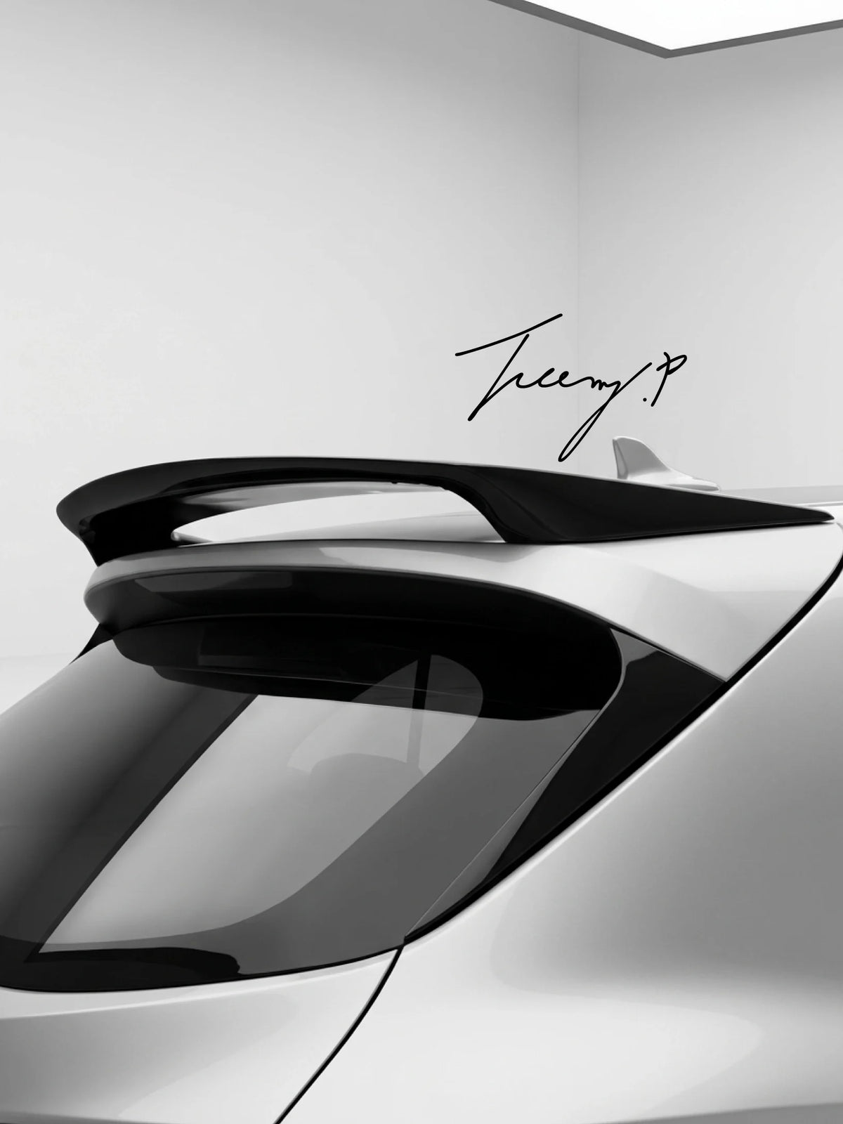 Bentley Bentayga Estate 2016 - 2026 Black Metallic Rear Roof Spoiler Lip Wing