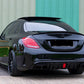 Mercedes Benz C Class W205 AMG Line (2014-2018) Gloss Black Brabus Rear Diffuser