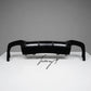 Audi A5 S5 B9.5 F5 S Line Facelift LCI 2020-2024 gloss black rear bumper diffuser lip splitter upgrade